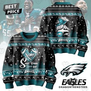 Smart Woman Loves Her Philadelphia Eagles Sweater