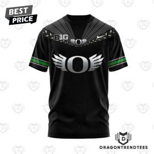 2024 Oregon Ducks Cancer Black 3D T-Shirt