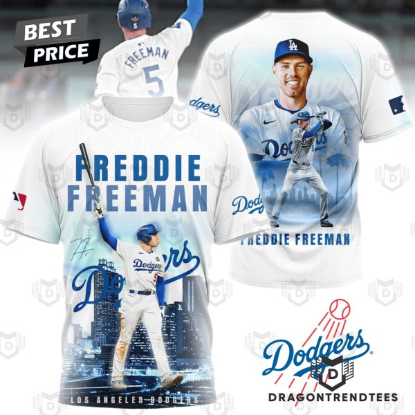 Freddie Freeman Los Angeles Dodgers Signature 3D T-Shirt