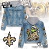 Grinch x Las Vegas Raiders Hooded Denim Jacket