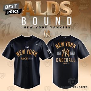 New York Yankees ALCS 2024 Black Baseball Jersey