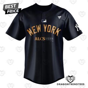 New York Yankees ALCS 2024 Black Baseball Jersey