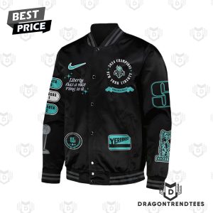 New York Liberty Wnba Champions 2024 Baseball Jacket