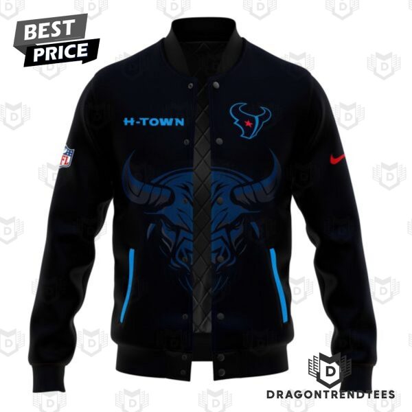 HTown Blue Houston Texans Alternate Game Baseball Jacket