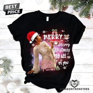 Aretha Franklin Merry Christmas To All Of You Signature Pajamas Set