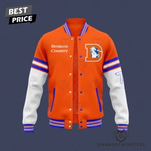 2024 Denver Broncos Throwback Baseball Jacket