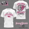 Iowa State Cyclones Tackle Breast Cancer 3D T-Shirt – Black