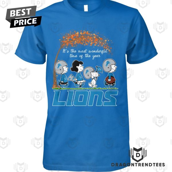 It The Most Wonderful Time Of The Year Detroit Lions Unisex T-Shirt