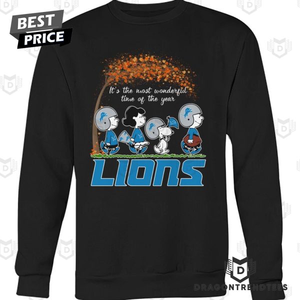 It The Most Wonderful Time Of The Year Detroit Lions Unisex T-Shirt