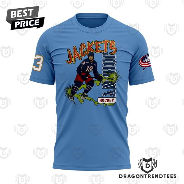 Johnny Gaudreau Forever In Our Hearts – Columbus Blue Jackets 3D T-Shirt