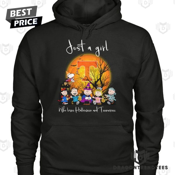 Just A Girl Who Love Halloween And Tennessee Volunteers Unisex T-Shirt