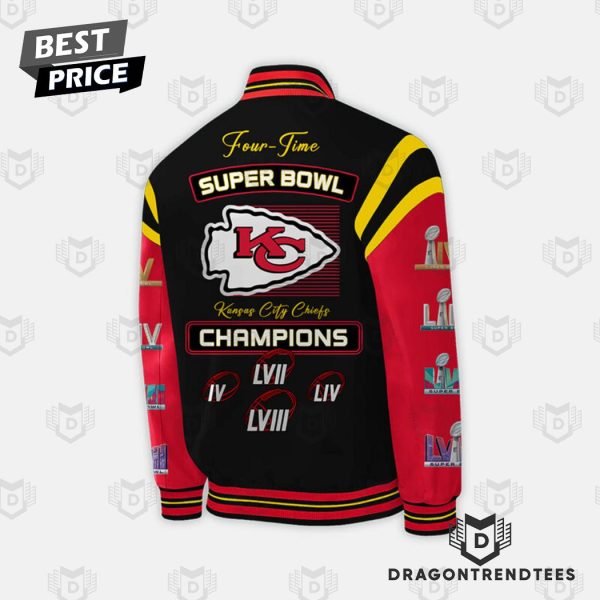 Kansas City Chiefs Super Bowl LVIII Champions Baseball Jacket