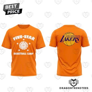 Los Angeles Lakers Fiver Star Basketball Camp 3D T-Shirt