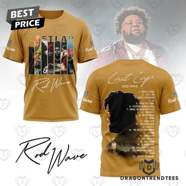 Last Lap Rod Wave Tour 3D T-Shirt