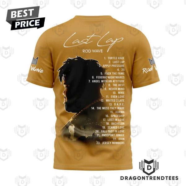 Last Lap Rod Wave Tour 3D T-Shirt