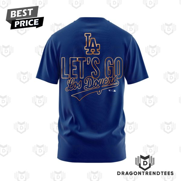 Los Angeles Dodgers 2024 National League Champions – LA  Dodgers Let Go 3D T-Shirt – Blue