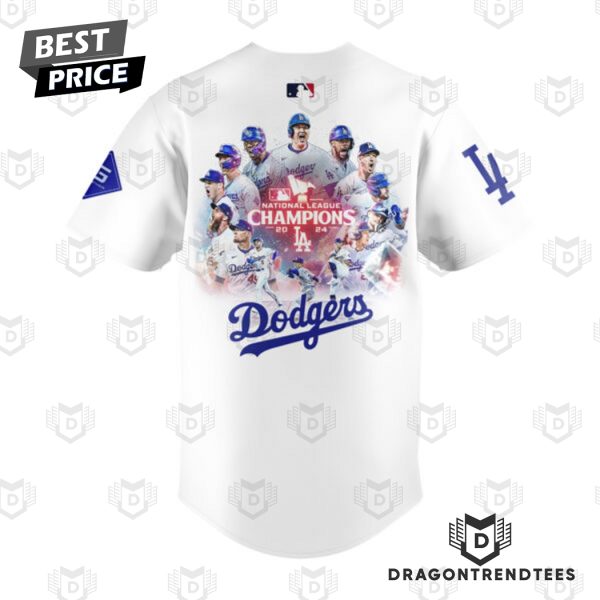 Los Angeles Dodgers 2024 National League Champions, World Series Baseball Jersey