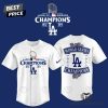 Los Angeles Dodgers 2024 Eight Times World Series Champions Baseball Jersey – Blue