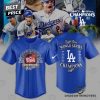 Los Angeles Dodgers 2024 World Series Champions Eight Times Baseball Jersey – White