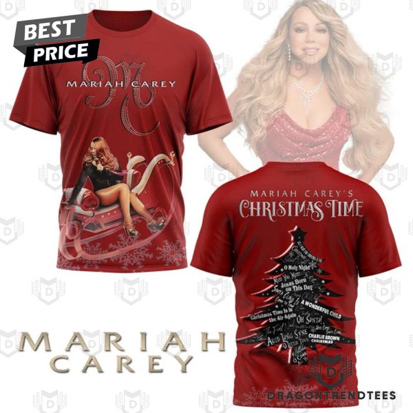 Mariah Carey Christmas Time 3D T-Shirt