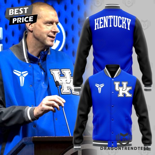 Mark Pope x Kobe Kentucky Wildcats Basketball Baseball Jacket