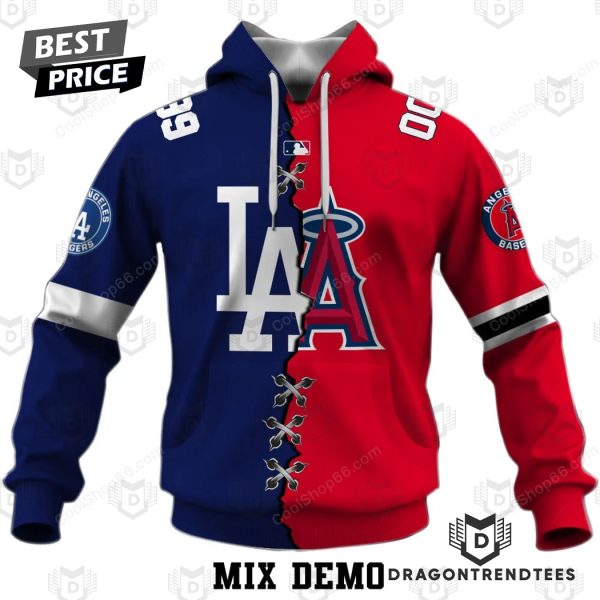 Mix 2 MLB Teams Collection Your Teams Design Hoodie