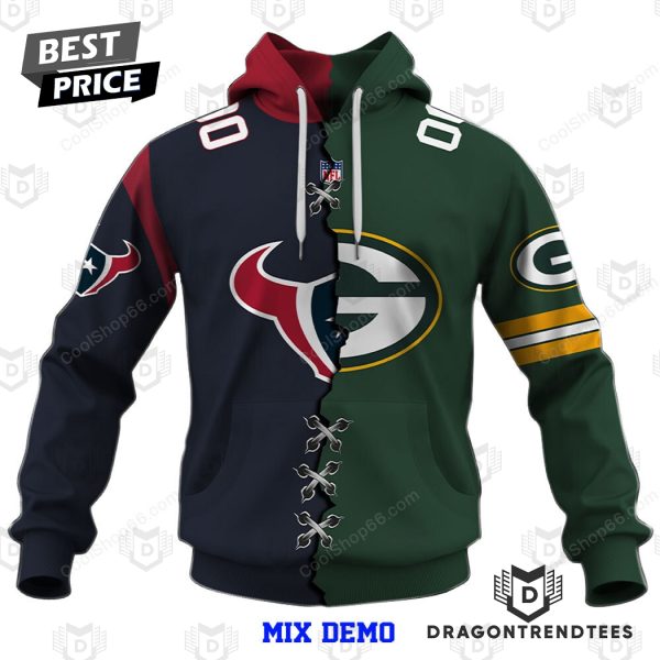 Mix 2 NFL Teams Collection Your Teams Design Hoodie