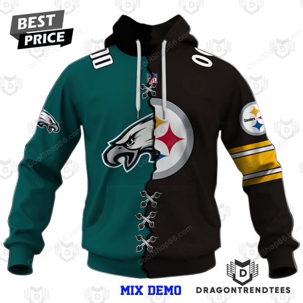 Mix 2 NFL Teams Collection Your Teams Design Hoodie