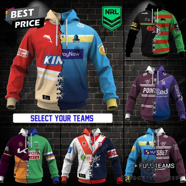 Mix 2 NRL Collection Your Teams Design Hoodie