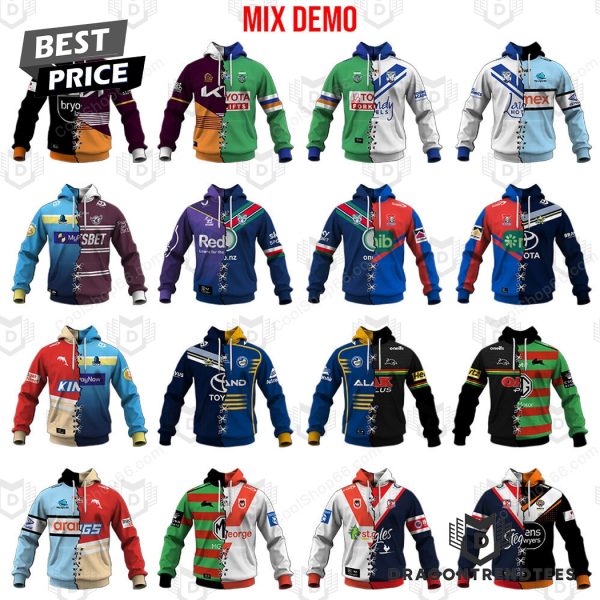 Mix 2 NRL Collection Your Teams Design Hoodie