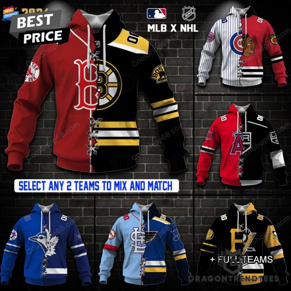 MLB x NHL Collection Your Teams Design Hoodie