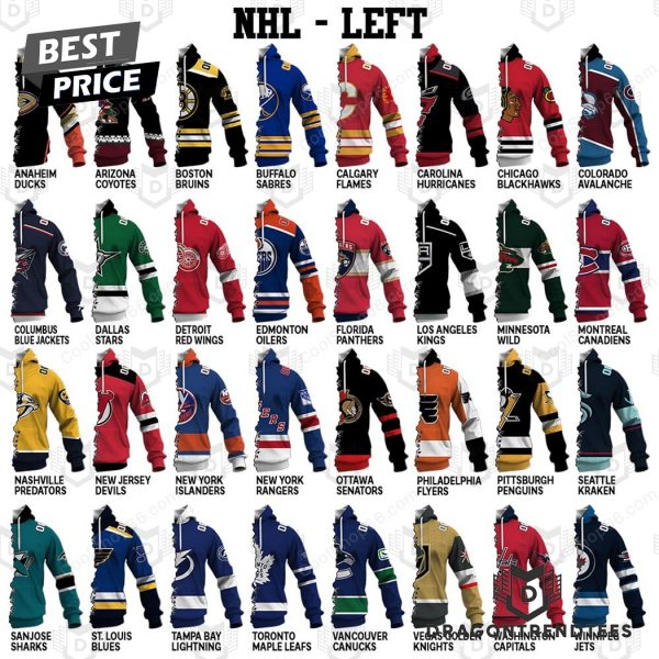 MLB x NHL Collection Your Teams Design Hoodie