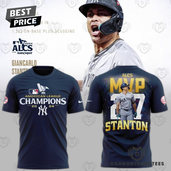 New ALCS MVP Giancarlo Stanton – New York Yankees 3D T-Shirt