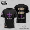 Philadelphia Eagles – Your Fight Is Our Fight Beat Cancer 3D T-Shirt