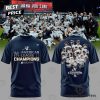 New York Yankees 2024 American League Champions Bronx Bombers 3D T-Shirt