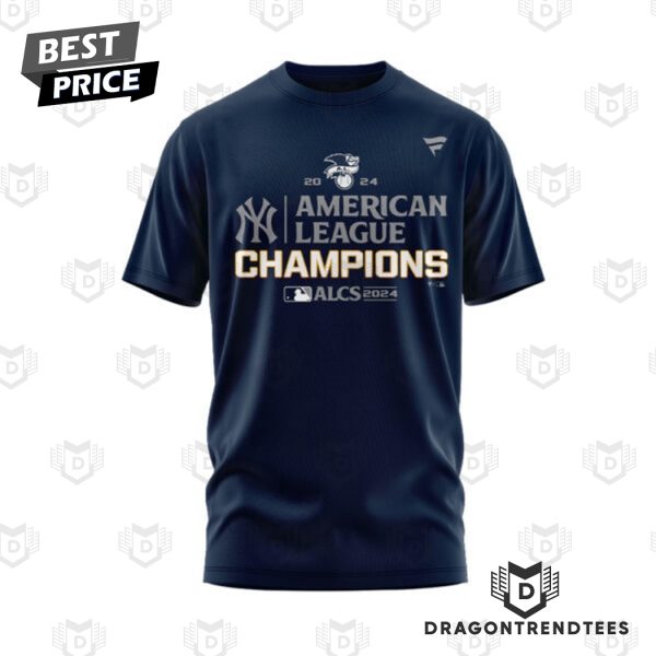 New York Yankees 2024 American League Champions 3D T-Shirt