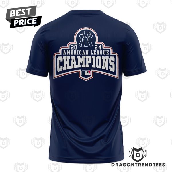 New York Yankees 2024 American League Champions 3D T-Shirt