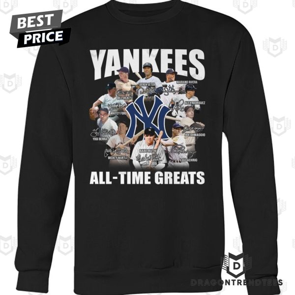 New York Yankees All – Time Greats Signature Unisex T-Shirt