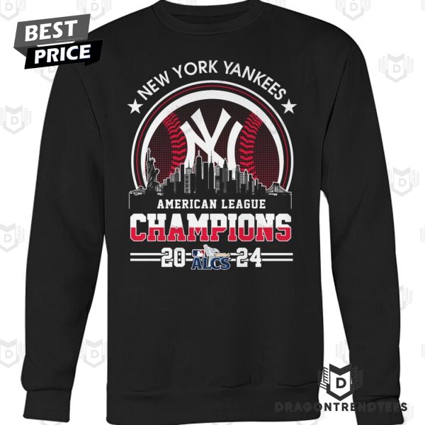 New York Yankees American League 2024 Champions ALCS Unisex T-Shirt