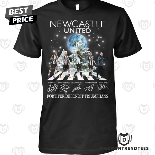 Newcastle United Fortiter Defendit Triumphans Signature Unisex T-Shirt