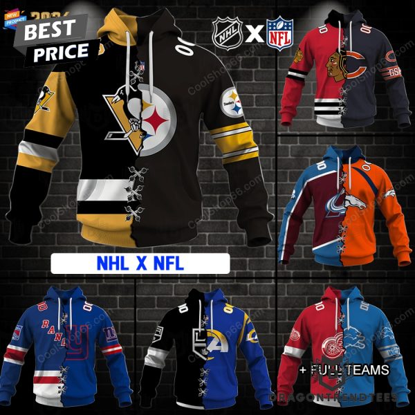 NHL x NFL Collection Your Teams Design Hoodie