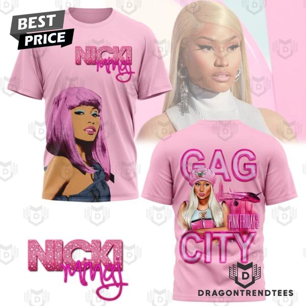 Nicki Minaj Pink Friday 2 City 3D T-Shirt – Pink