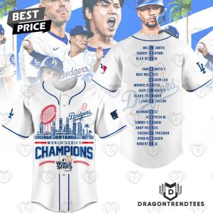 Los Angeles Dodgers World Series Champions 2024 Baseball Jersey