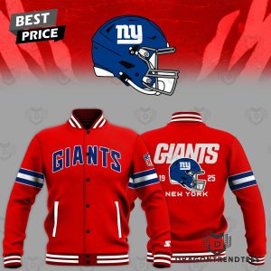 New York Giants 1925 Baseball Jacket – Red