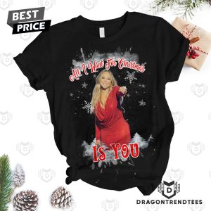 Mariah Carey Merry Christmas One And All Pajamas Set