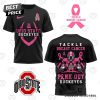 Ohio State Buckeyes – Tackle Breast Cancer 3D T-Shirt – Pink