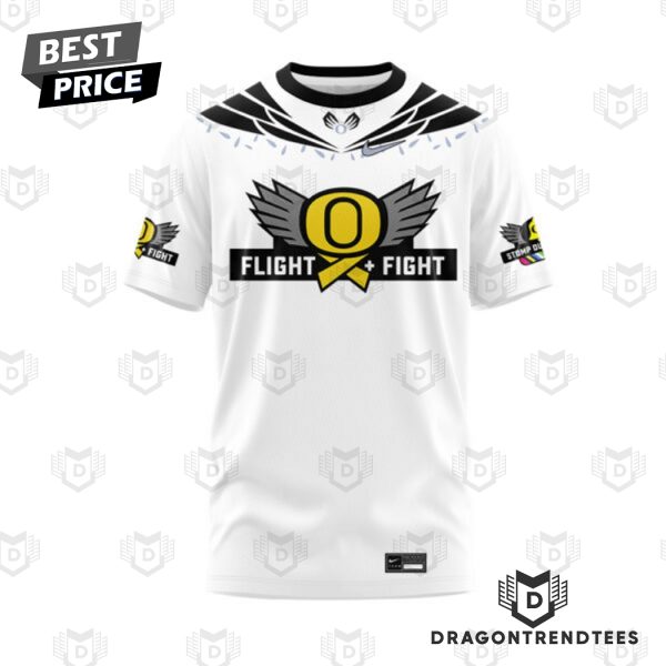 Oregon Ducks – Dregon Flight Flight 3D T-Shirt – White