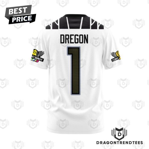 Oregon Ducks – Dregon Flight Flight 3D T-Shirt – White