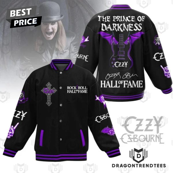 Ozzy Osbourne Rock & Roll Hall Of Fame – The Prince Of Darkness Baseball Jacket