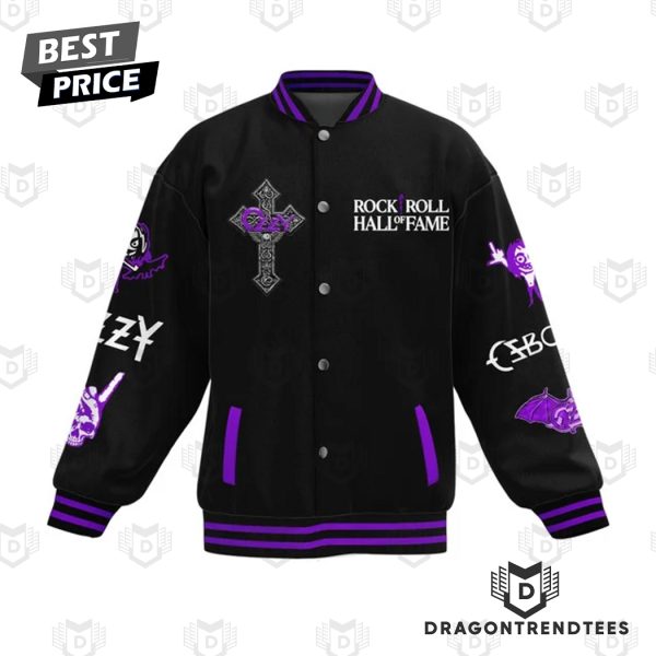 Ozzy Osbourne Rock & Roll Hall Of Fame – The Prince Of Darkness Baseball Jacket